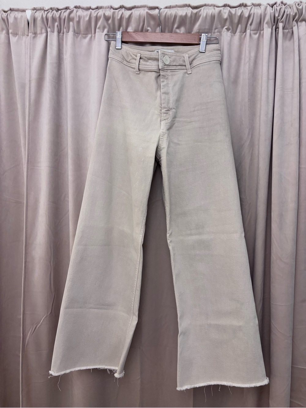 Zara Women’s High Waist Marine Wide-Leg Pants - Size 6